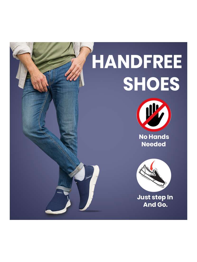 men solid slip on sport shoe - 22181186 -  Standard Image - 5