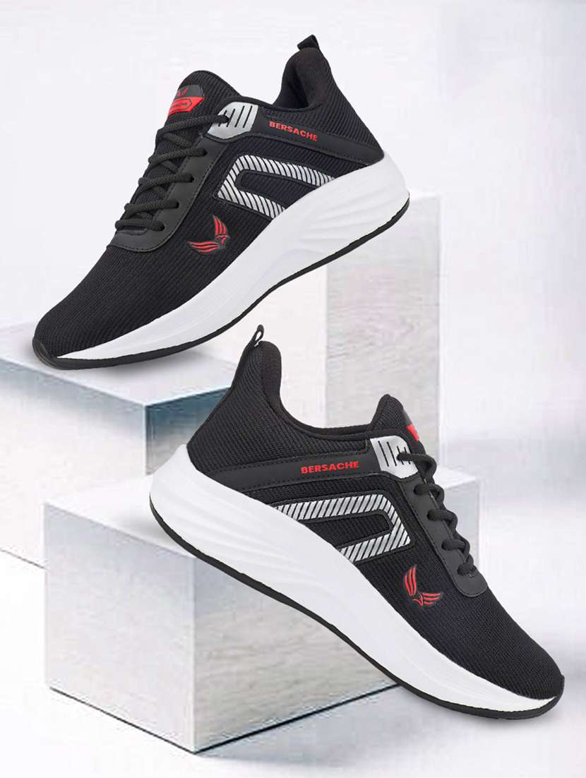 men solid lace up sport shoe - 22181187 -  Zoom Image - 0