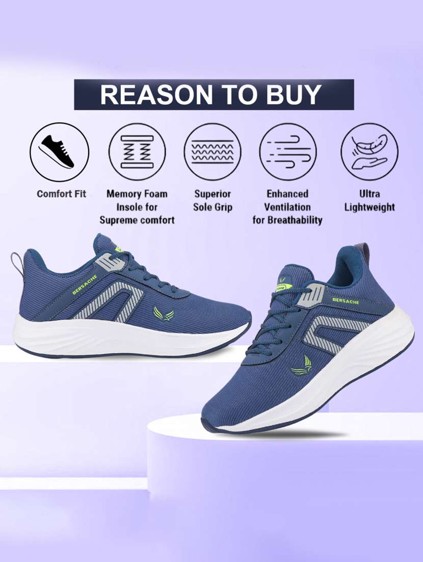 men solid lace up sport shoe - 22181189 -  Standard Image - 3