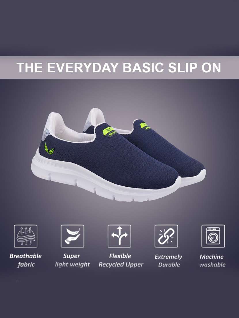 men solid slip on sport shoe - 22181194 -  Standard Image - 3