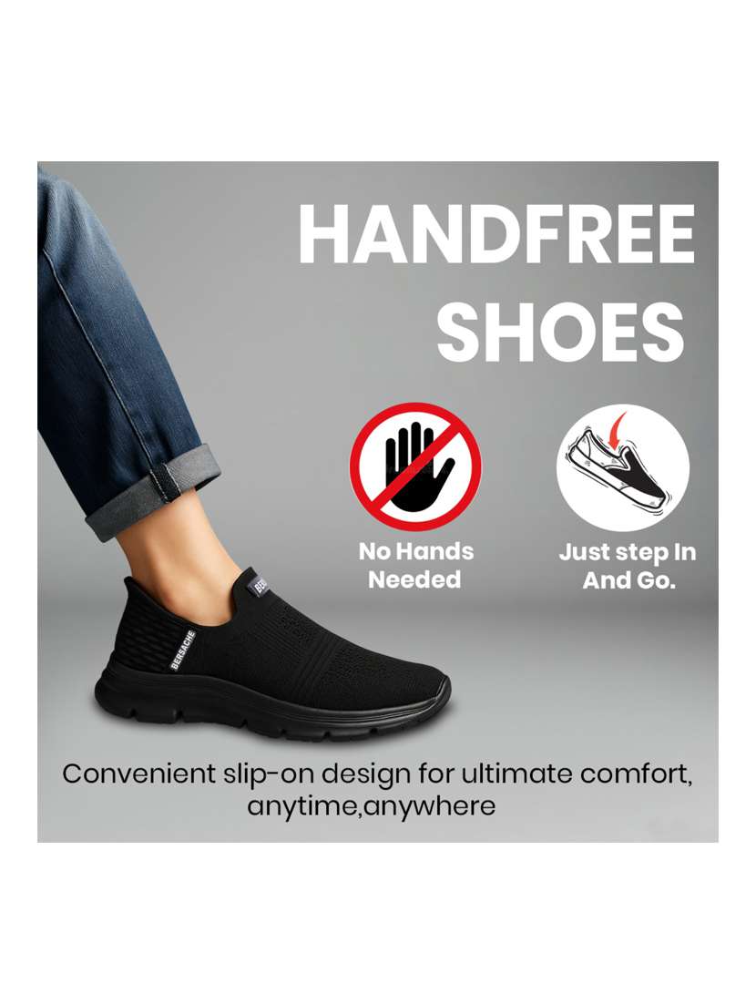 men black slip on sport shoe - 22181198 -  Standard Image - 3