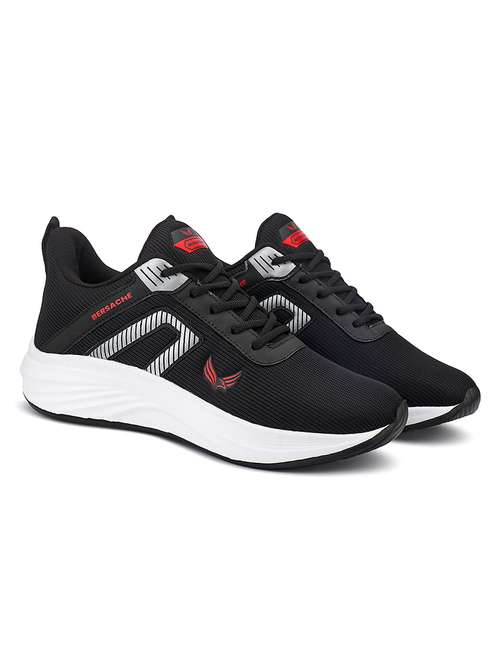 men black lace up sport shoe - 22181200 -  Standard Image - 0