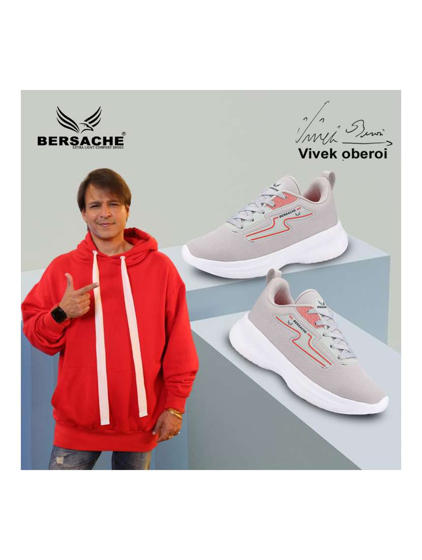 men grey lace up sport shoe - 22181203 -  Standard Image - 5