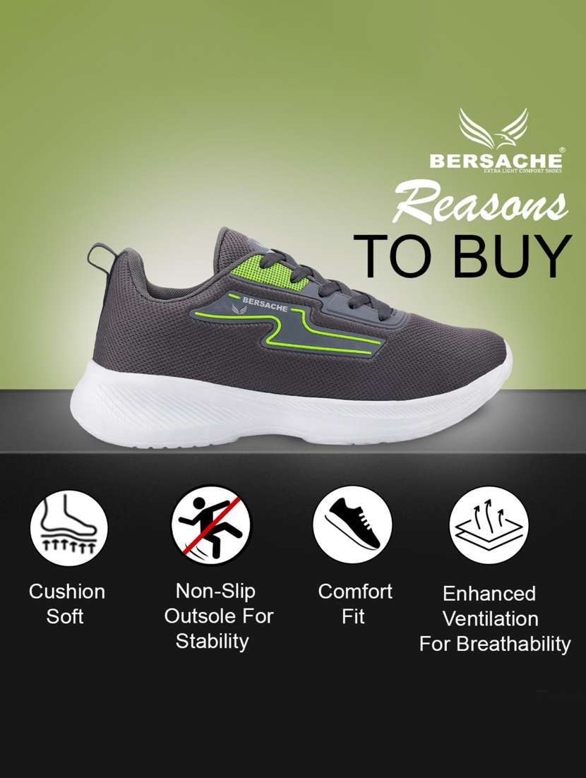 men black lace up sport shoe - 22181204 -  Standard Image - 3