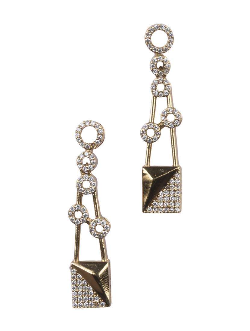 gold alloy necklaces and earring - 22181256 -  Standard Image - 3