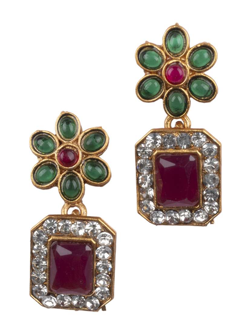 multicolor flower necklace set - 22181277 -  Standard Image - 3