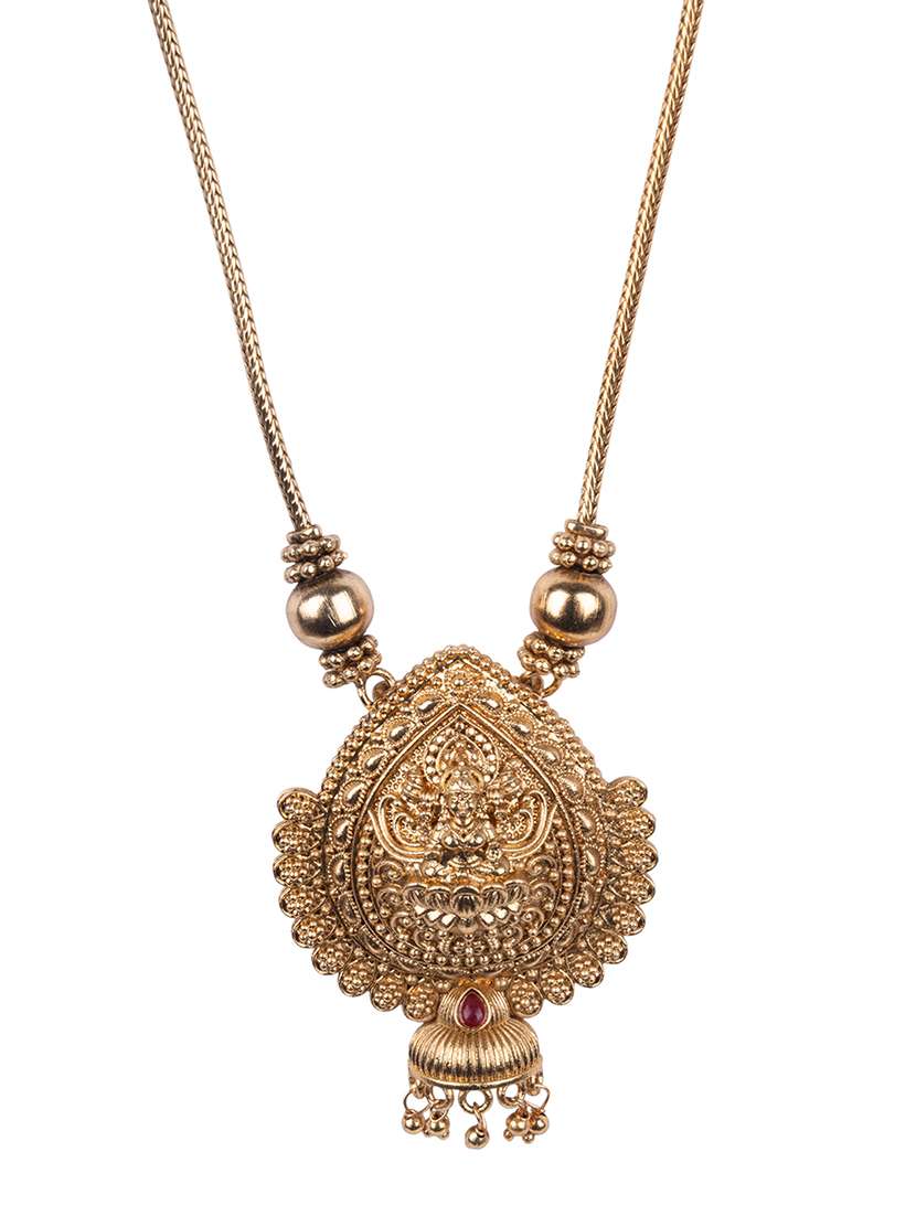 women alloy necklace and earrings set - 22181306 -  Standard Image - 3