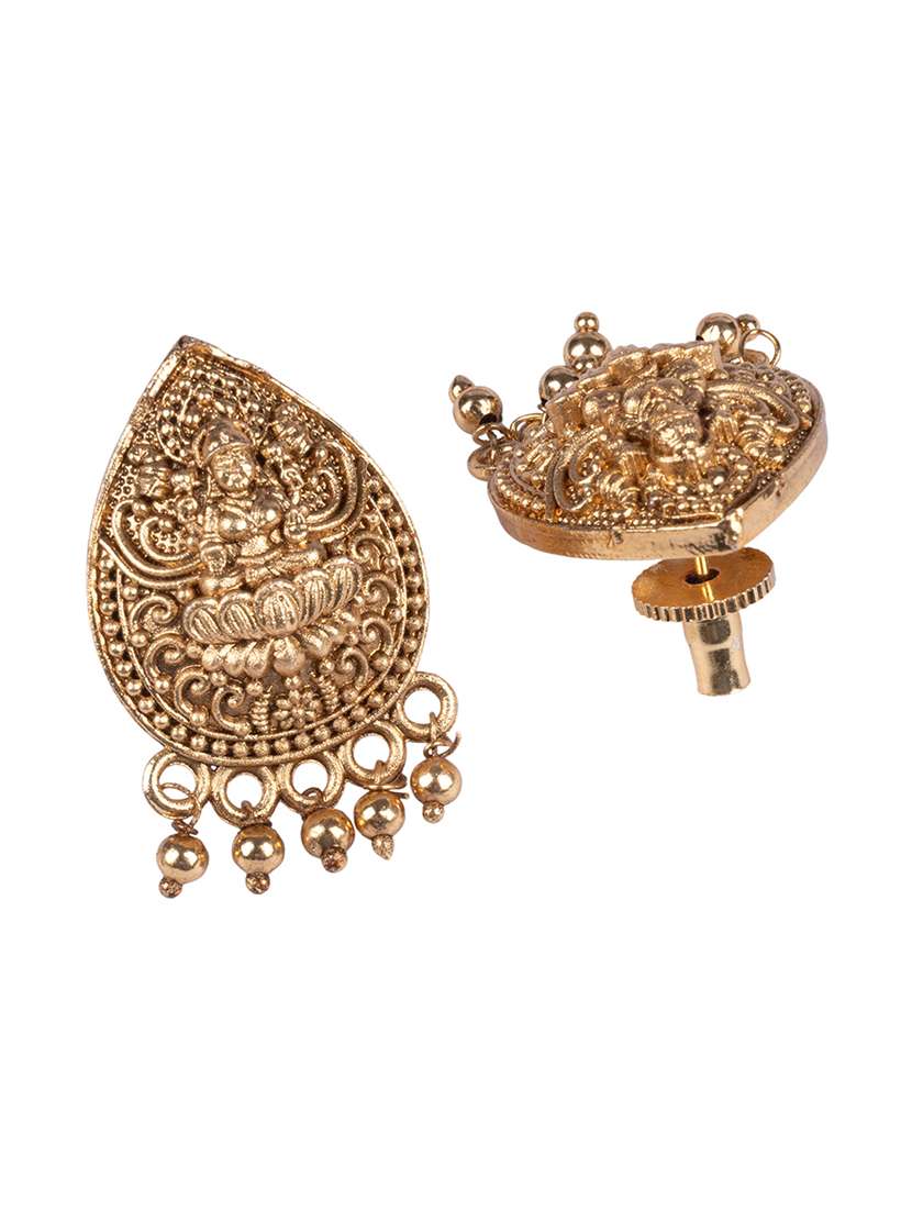 women alloy necklace and earrings set - 22181306 -  Standard Image - 5