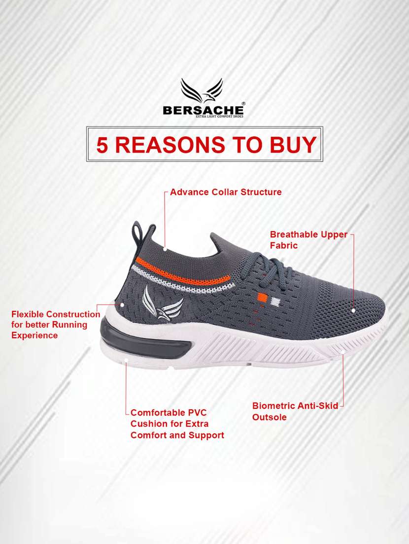 boys solid lace up sport shoes - 22181371 -  Standard Image - 3