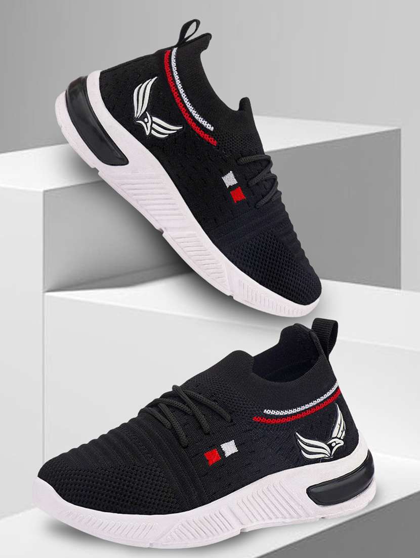 boys solid lace up sport shoes - 22181375 -  Zoom Image - 0