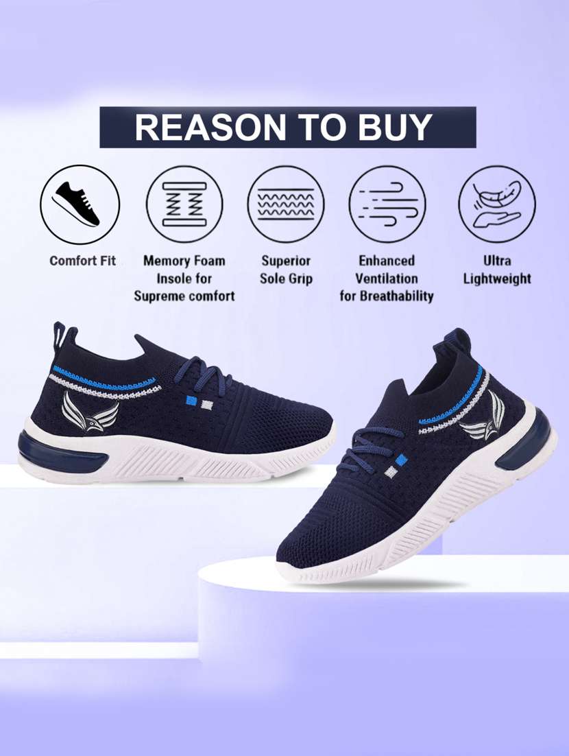 boys solid lace up sport shoes - 22181377 -  Standard Image - 5