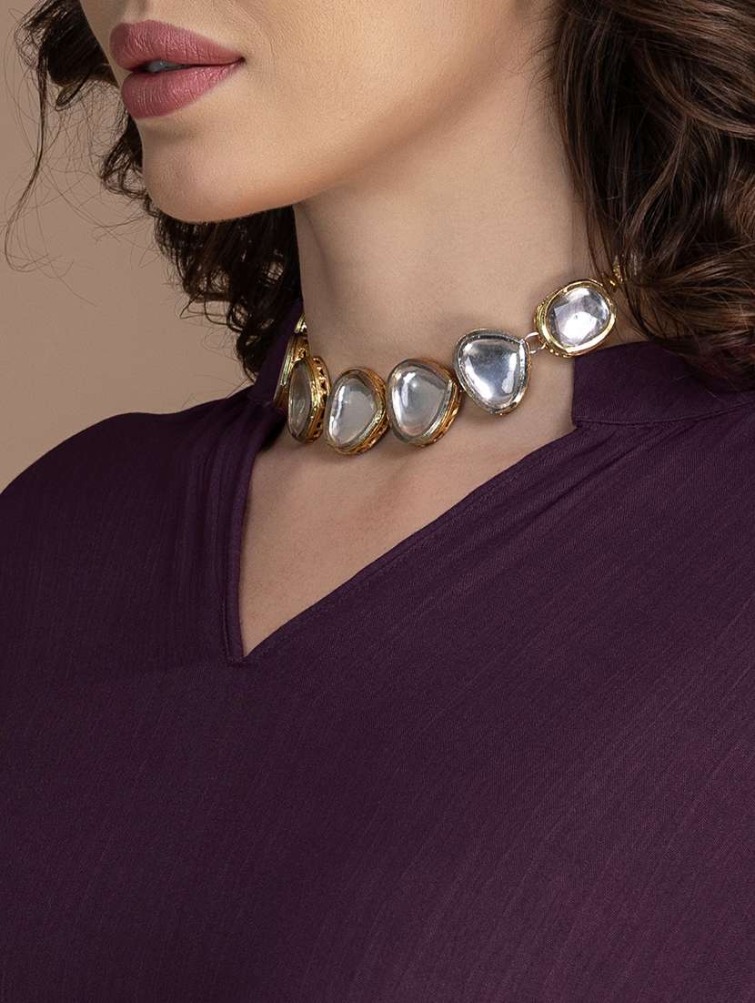 women solid long sleeve asymmetric kurta - 22181385 -  Standard Image - 5