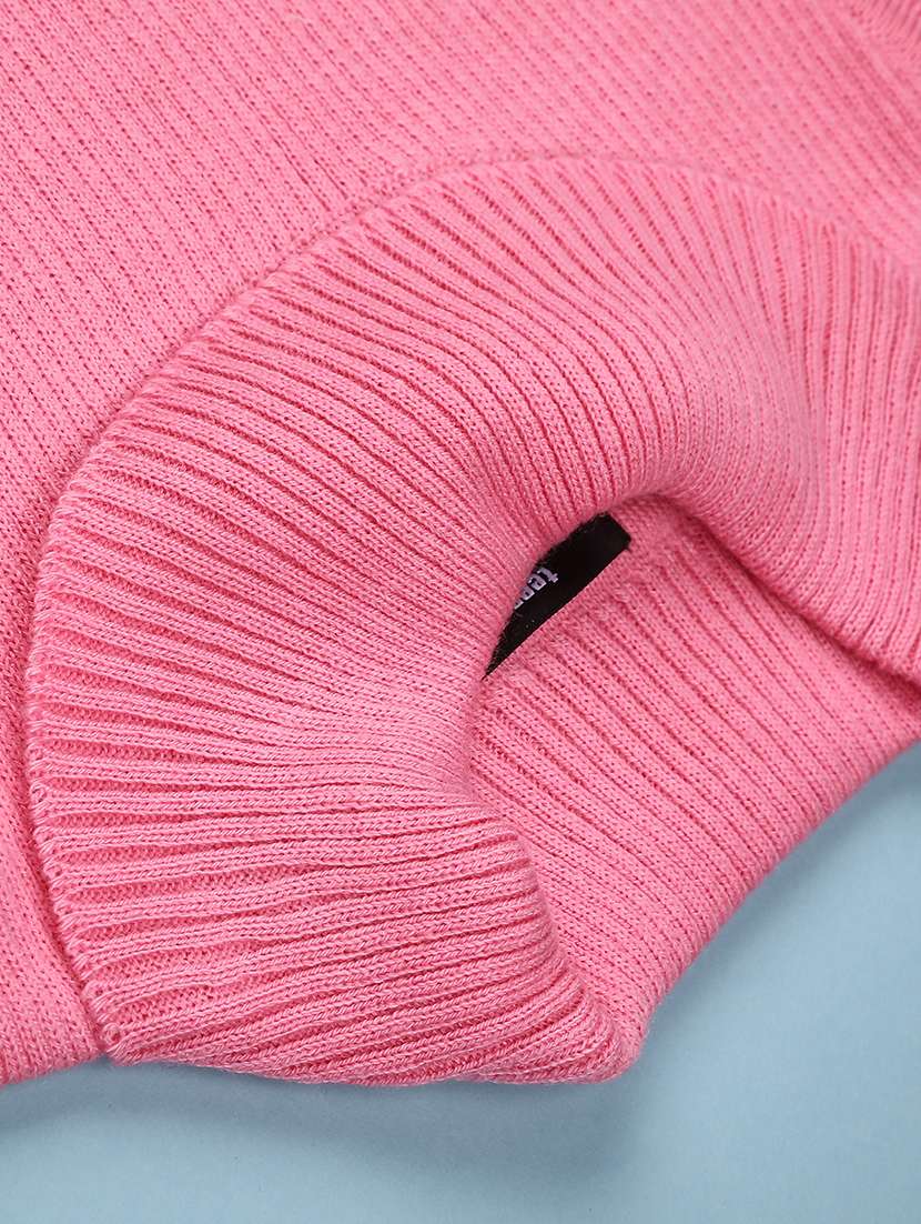 girls solid high neck sleeveless sweater - 22181394 -  Standard Image - 3