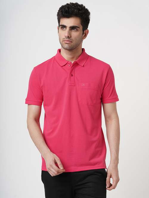 men solid short sleeve polo t-shirt - 22181409 -  Standard Image - 0