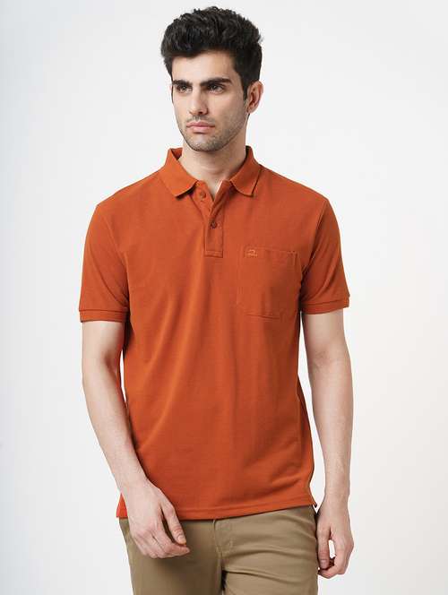 men solid short sleeve polo t-shirt - 22181410 -  Standard Image - 0