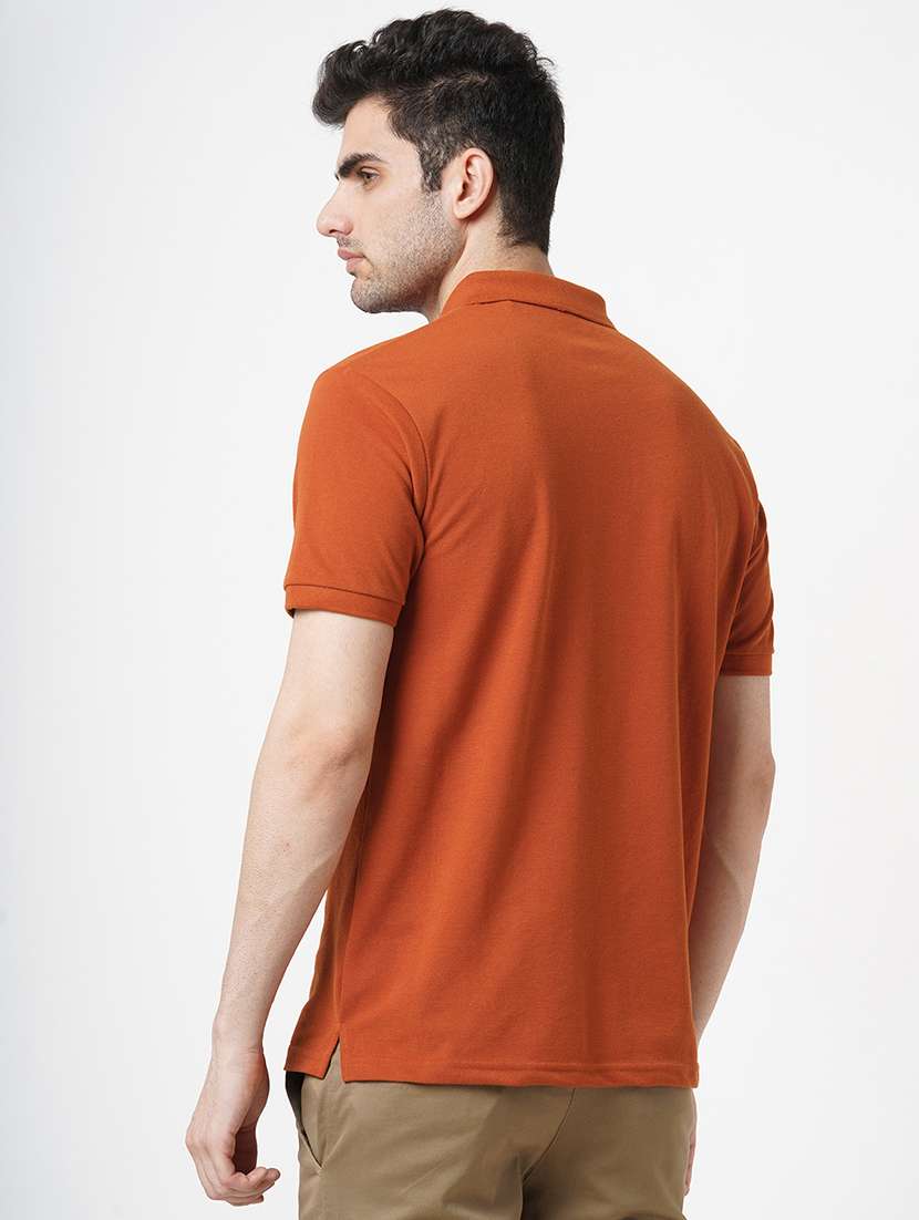 men solid short sleeve polo t-shirt - 22181410 -  Standard Image - 3