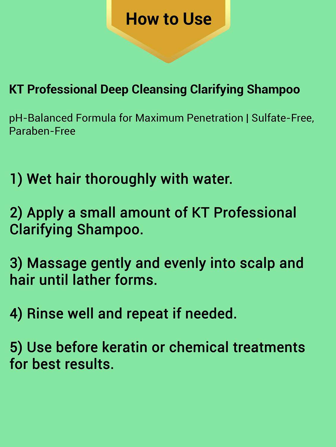 kt professional deep cleansing clarifying shampoo - 22181413 -  Standard Image - 3