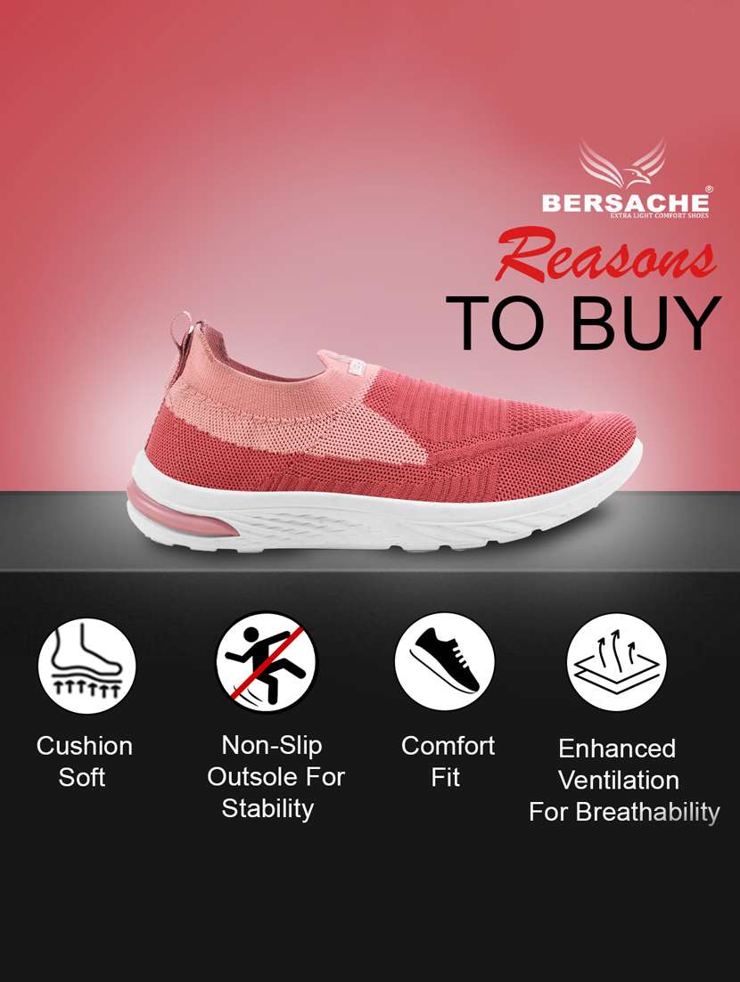 women pink slip on sports shoe - 22181420 -  Standard Image - 3