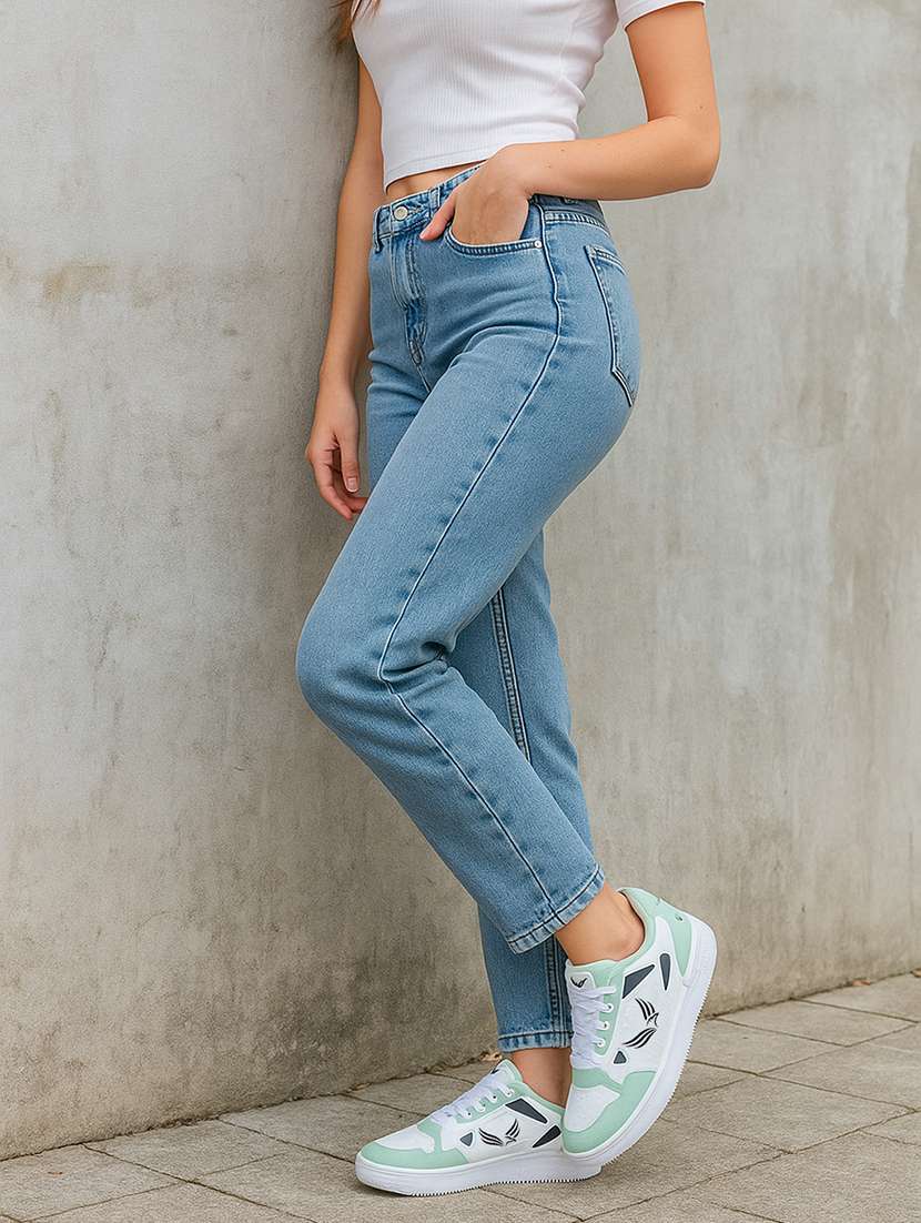 women green lace-up sneaker - 22181422 -  Standard Image - 5