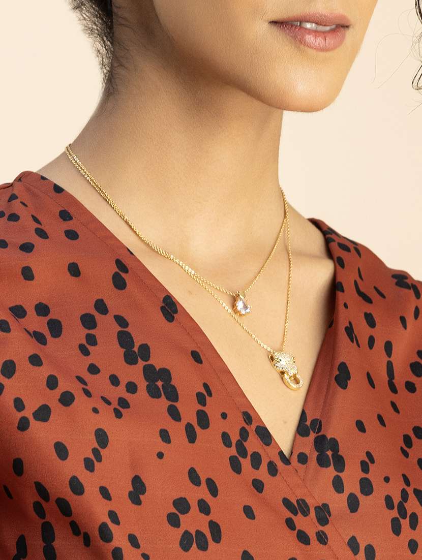 women printed long sleeve wrap dress - 22181428 -  Standard Image - 5