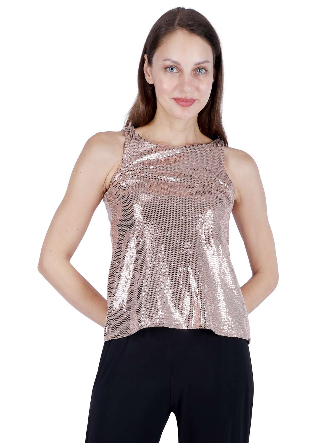 women embellished sleeveless tank top - 22181465 -  Standard Image - 3