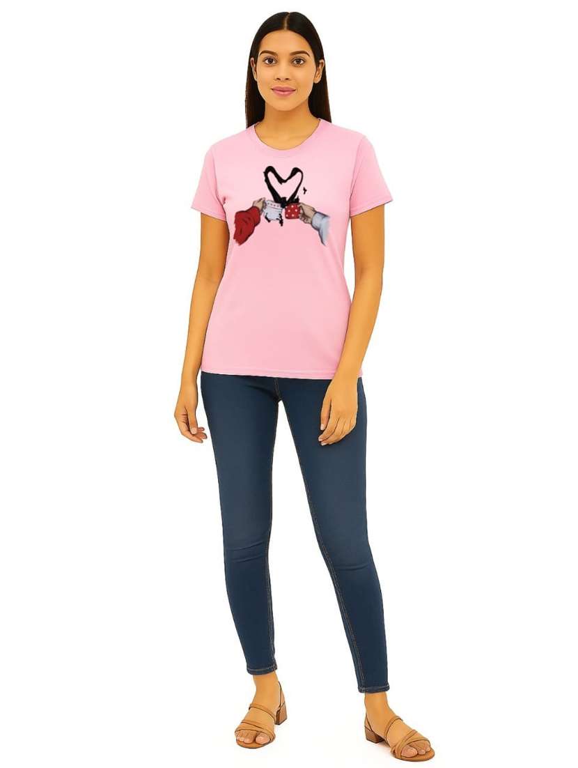women pringted short sleeve regular fit t-shirt - 22181521 -  Standard Image - 3