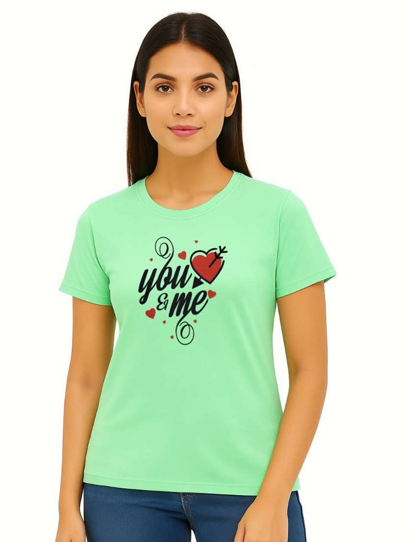 women printed short sleeve regular fit t-shirt - 22181539 -  Zoom Image - 0