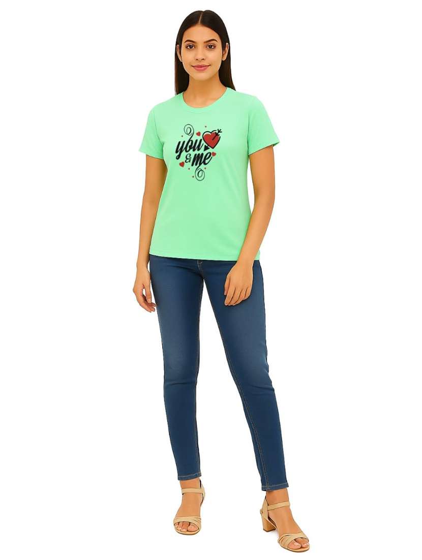 women printed short sleeve regular fit t-shirt - 22181539 -  Standard Image - 3