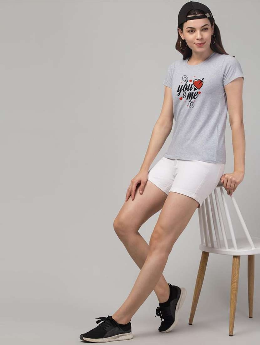 women printed short sleeve regular fit t-shirt - 22181540 -  Standard Image - 3