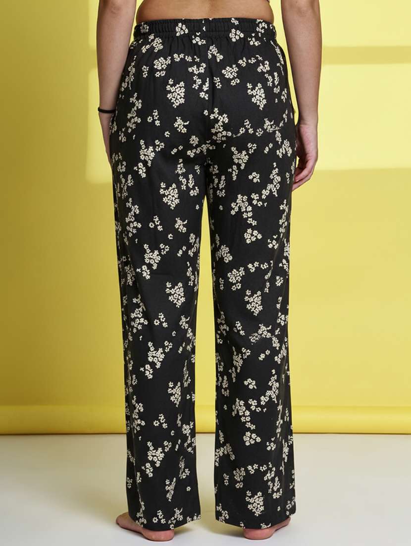 women printed mid rise lounge wear pajama - 22181548 -  Standard Image - 3