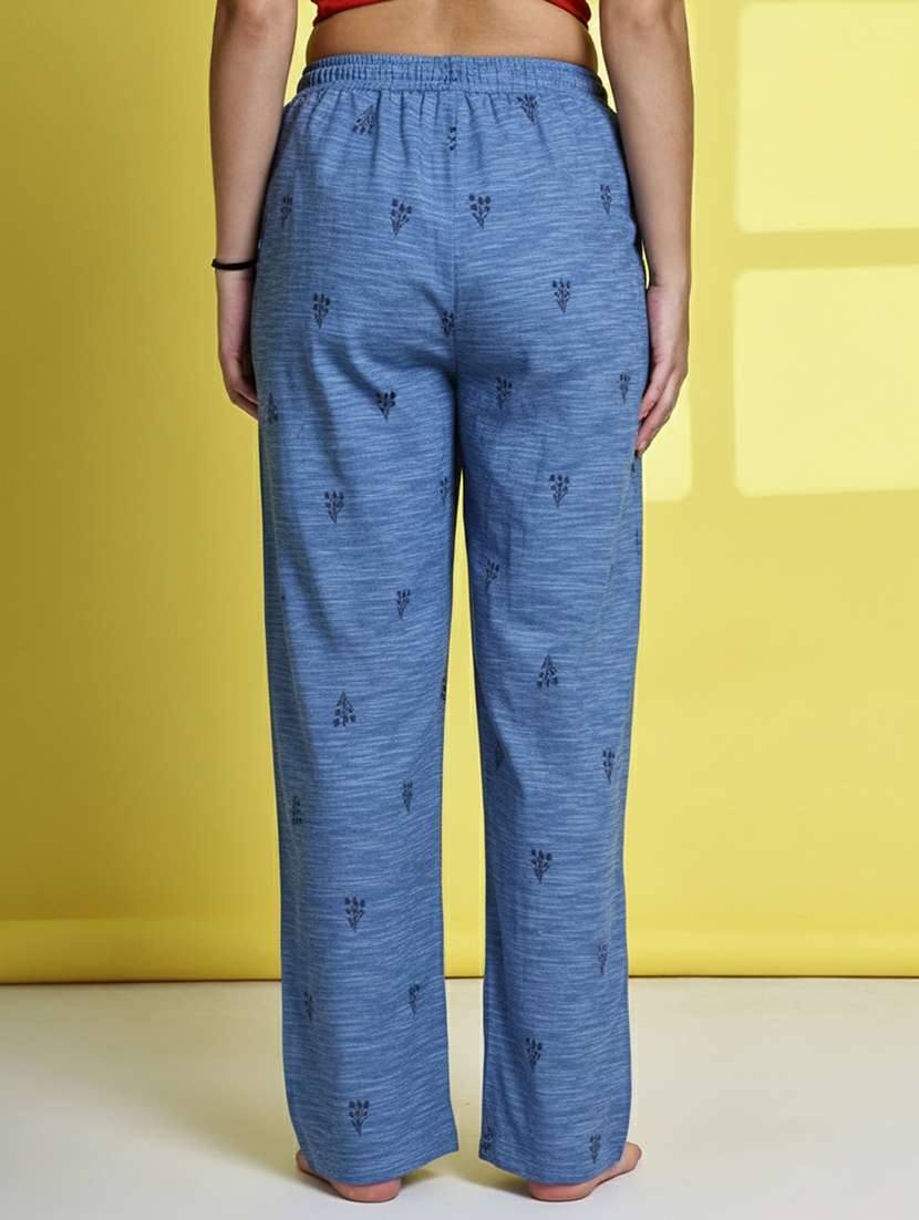 women printed mid rise lounge wear pajama - 22181560 -  Standard Image - 3