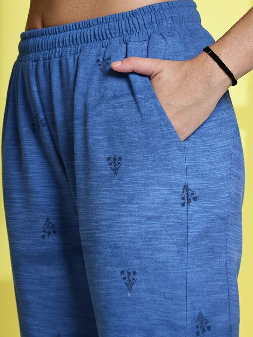 women printed mid rise lounge wear pajama - 22181560 -  Standard Image - 5