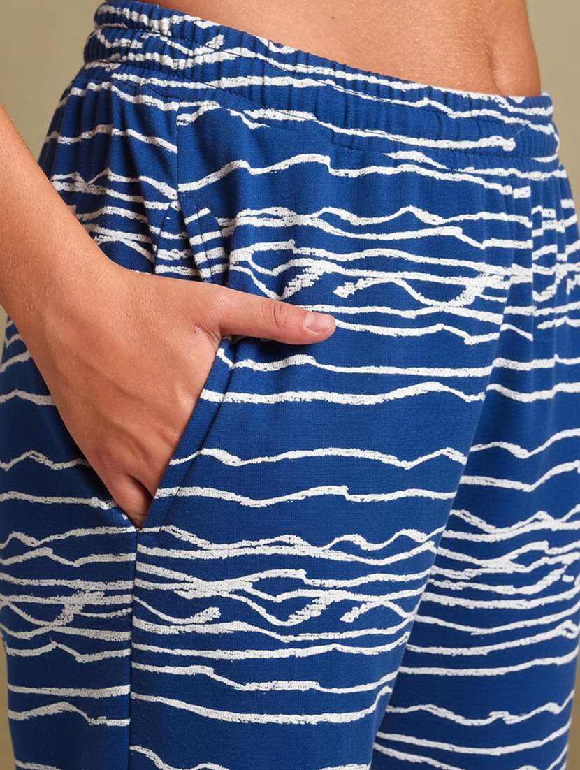 women printed mid rise lounge wear pajama - 22181561 -  Standard Image - 5