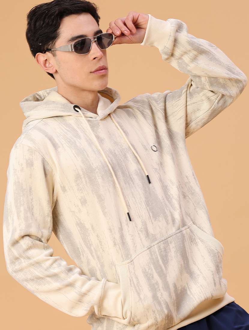 men printed long sleeve regular fit sweatshirt