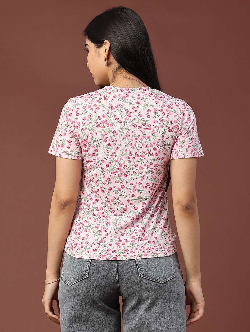 women printed short sleeve t-shirt - 22181654 -  Standard Image - 3