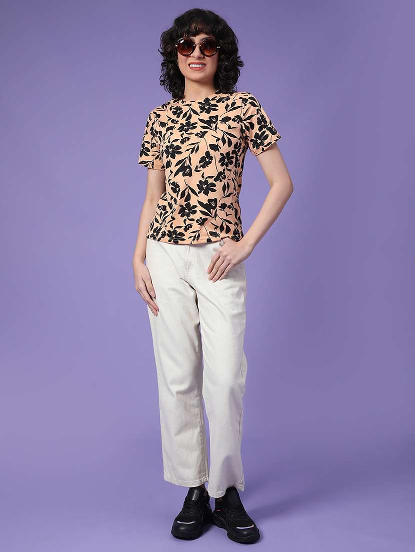 women printed short sleeve t-shirt - 22181658 -  Standard Image - 5