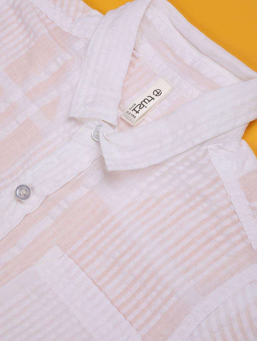 boys solid short sleeve shirt - 22181701 -  Standard Image - 3