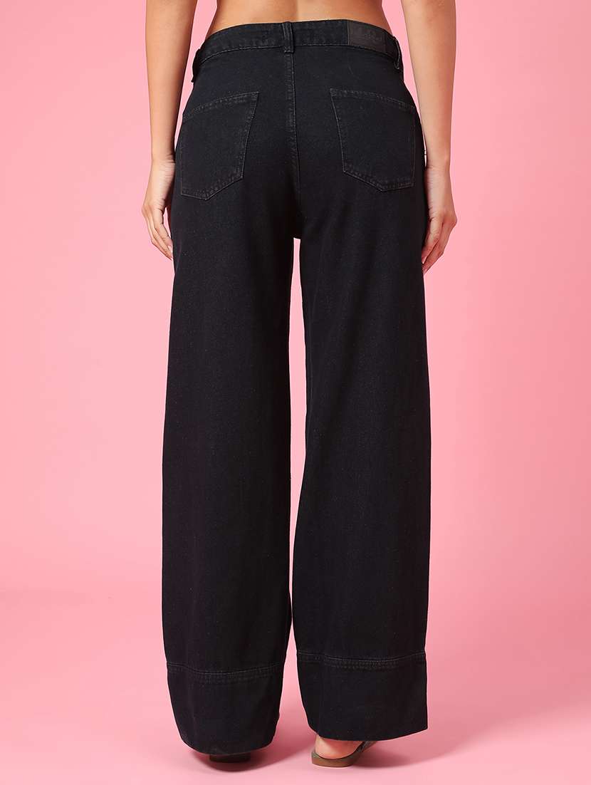 women solid mid rise jeans - 22181702 -  Standard Image - 3