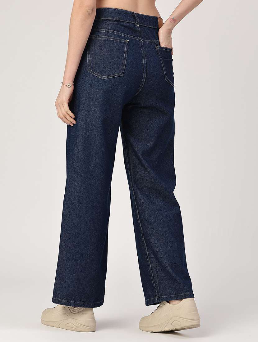 women blue cotton jean - 22181705 -  Standard Image - 3