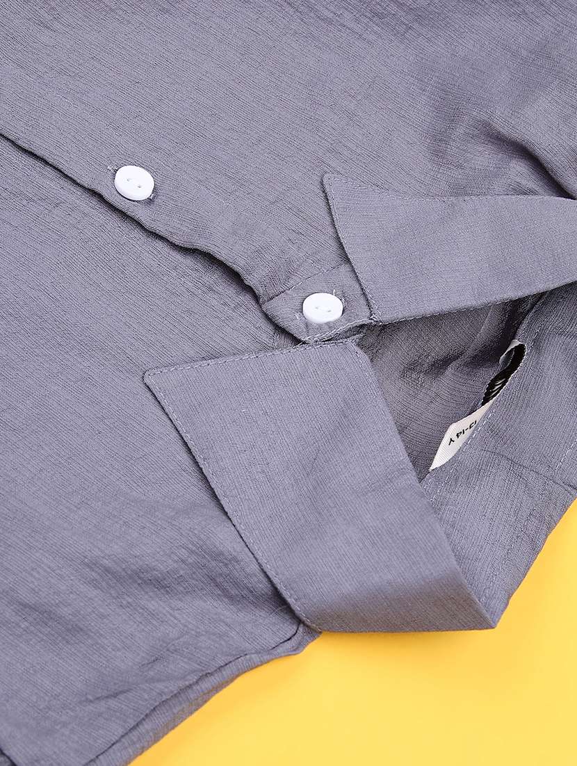 girls solid with work puff sleeve top - 22181858 -  Standard Image - 3