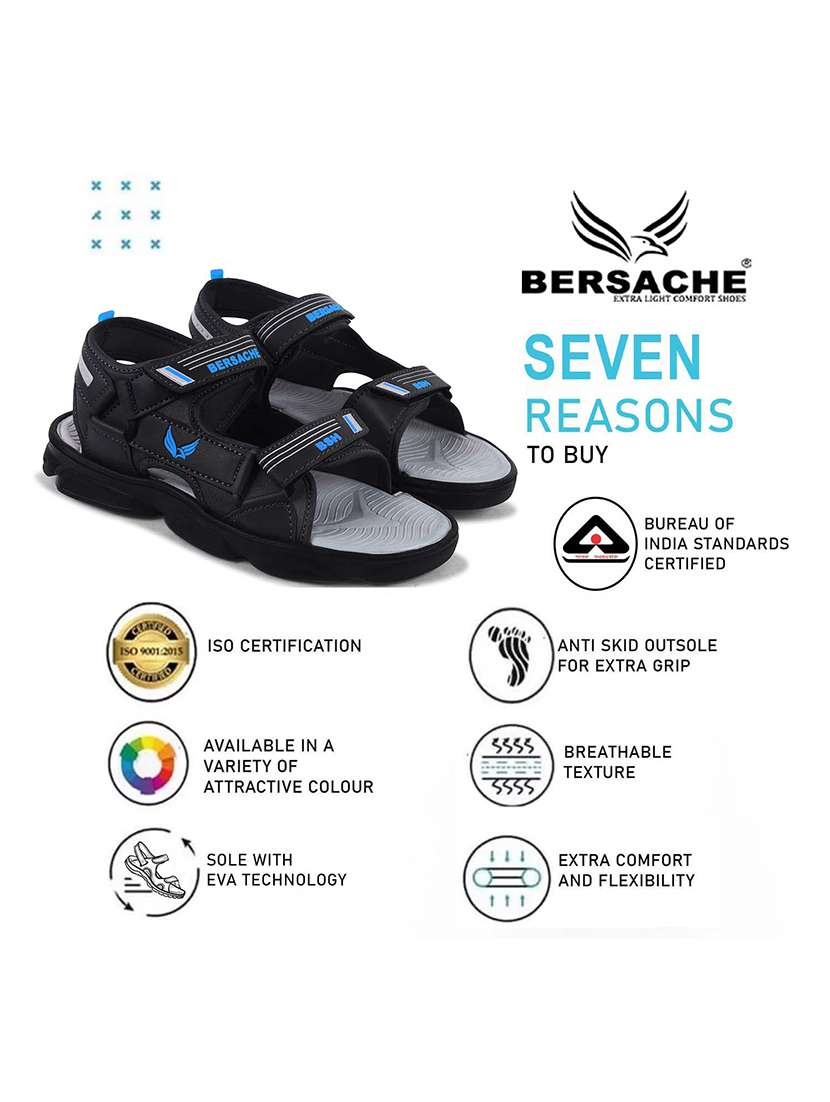 men solid open toe floater - 22182050 -  Standard Image - 3