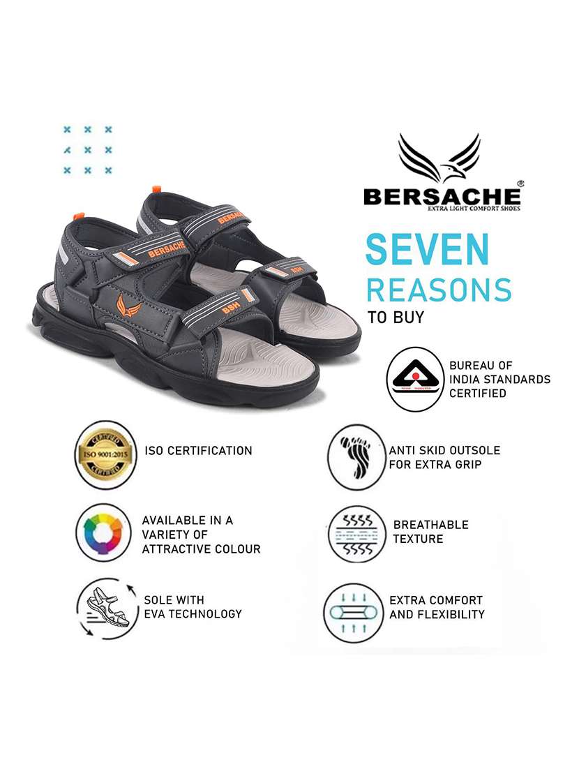 men solid open toe floater - 22182051 -  Standard Image - 3