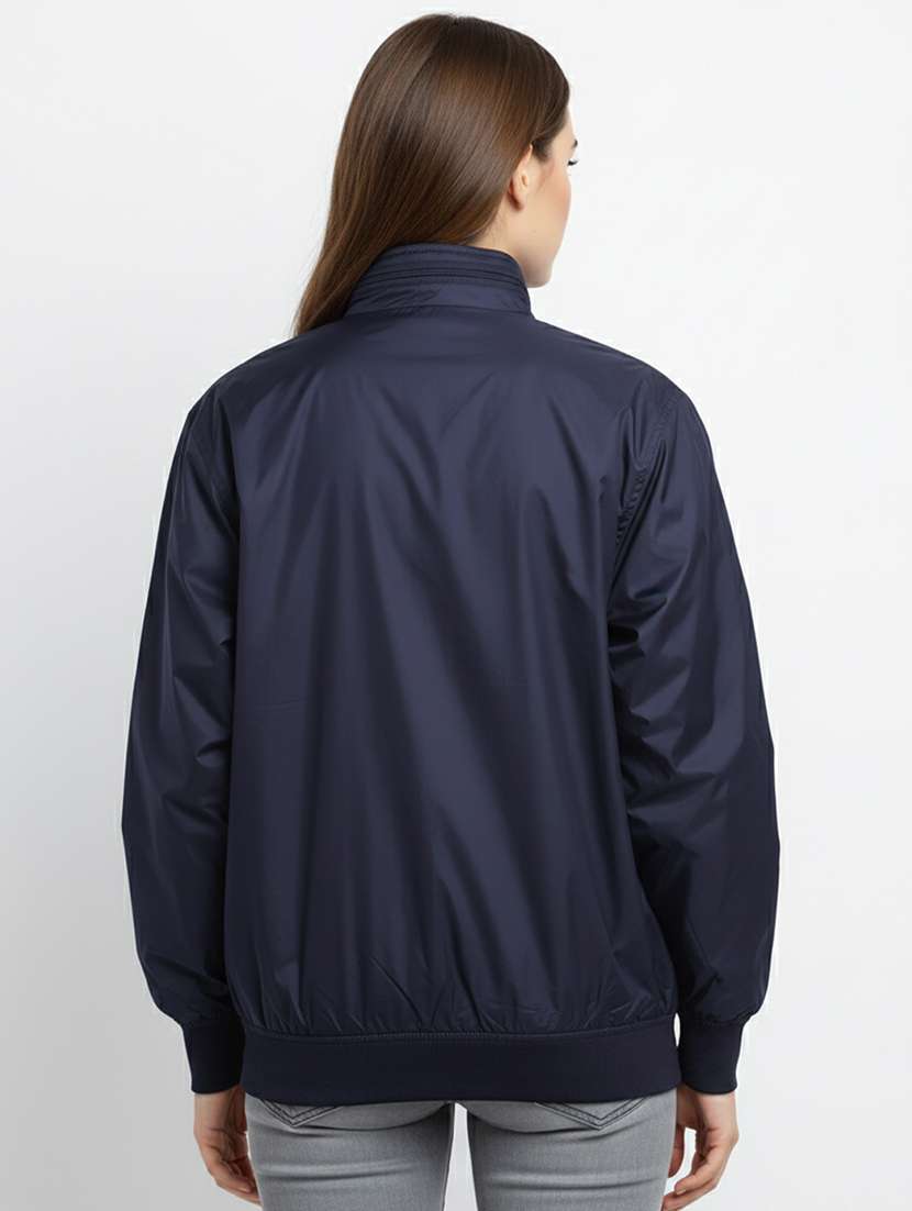 women solid long sleeve bomber jacket - 22182065 -  Standard Image - 3