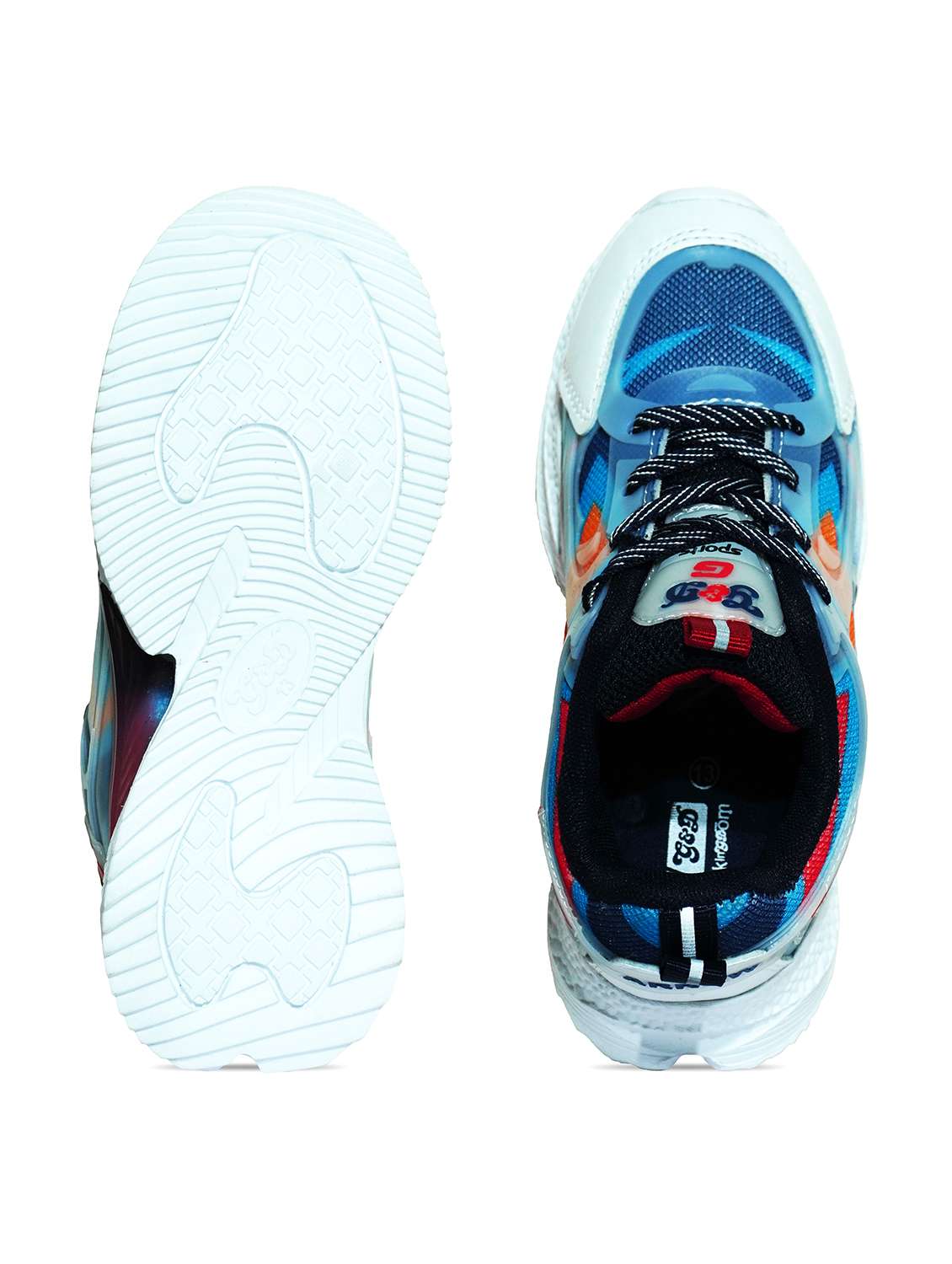 boys printed lace up sports shoe - 22182107 -  Standard Image - 5