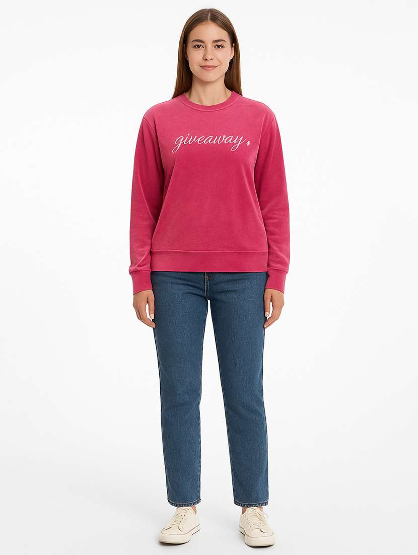 women printed long sleeve sweatshirt - 22182126 -  Standard Image - 3