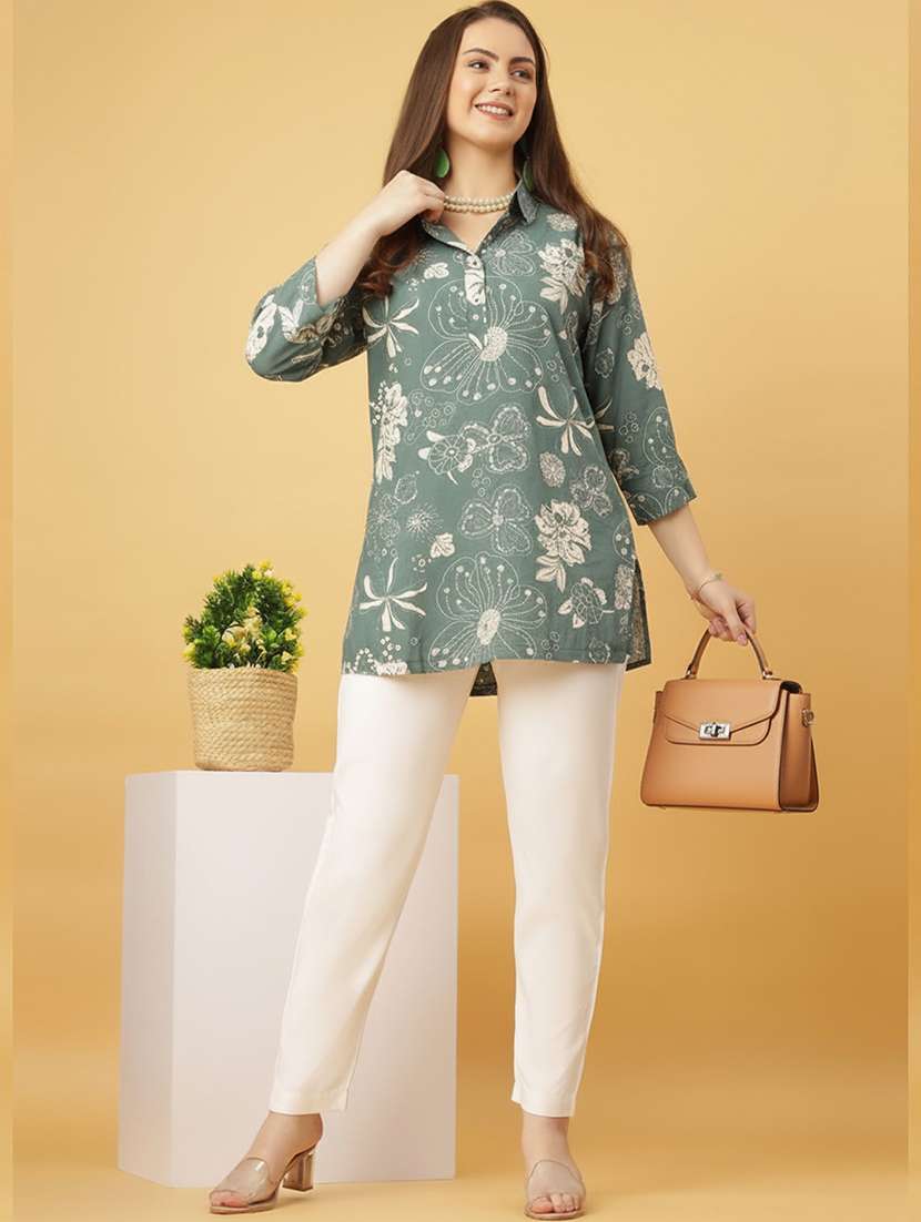 women solid mid rise tapered pant - 22182158 -  Standard Image - 3