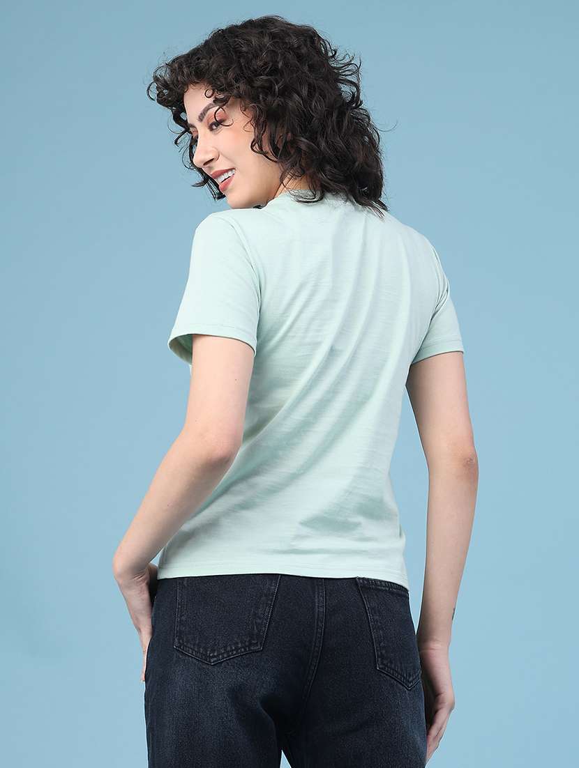 women printed round neck t-shirt - 22182263 -  Standard Image - 3