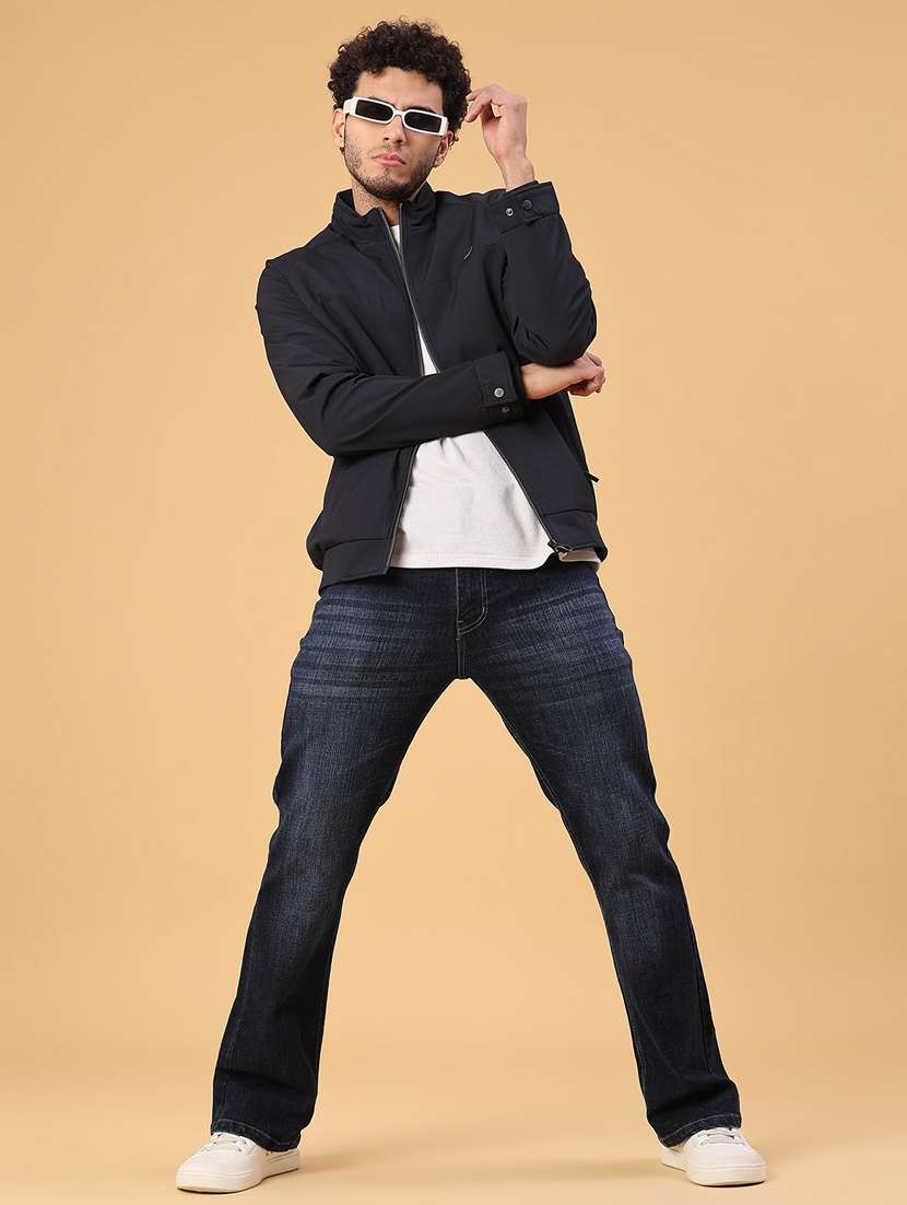 men solid long sleeve lightweight bomber jacket - 22182296 -  Standard Image - 5