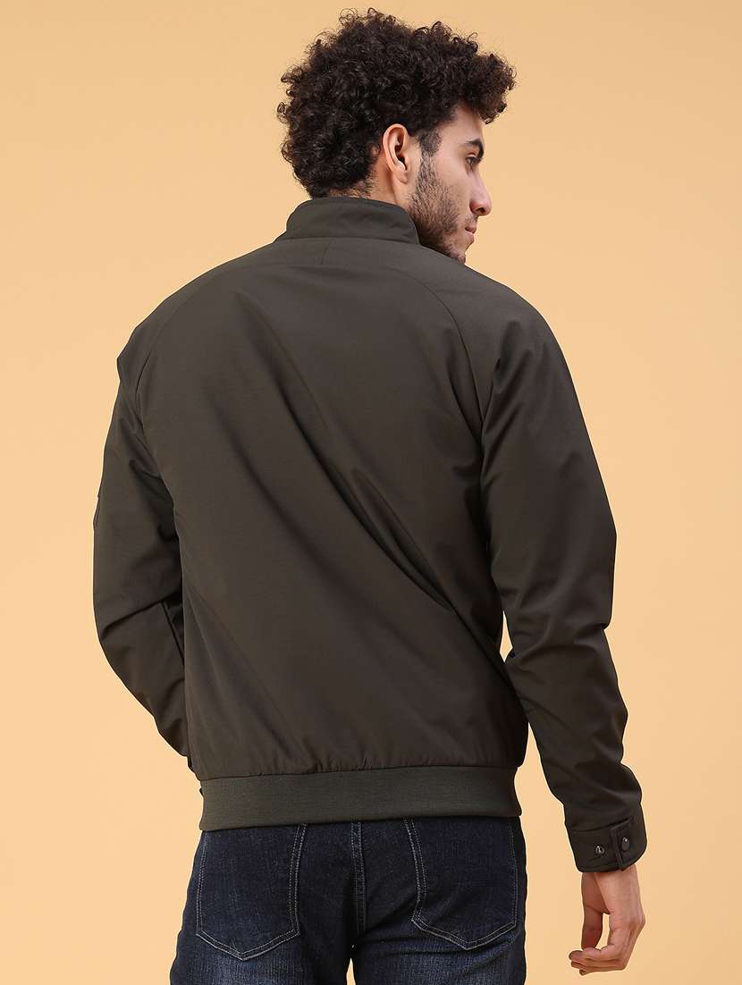 men solid long sleeve lightweight bomber jacket - 22182297 -  Standard Image - 3