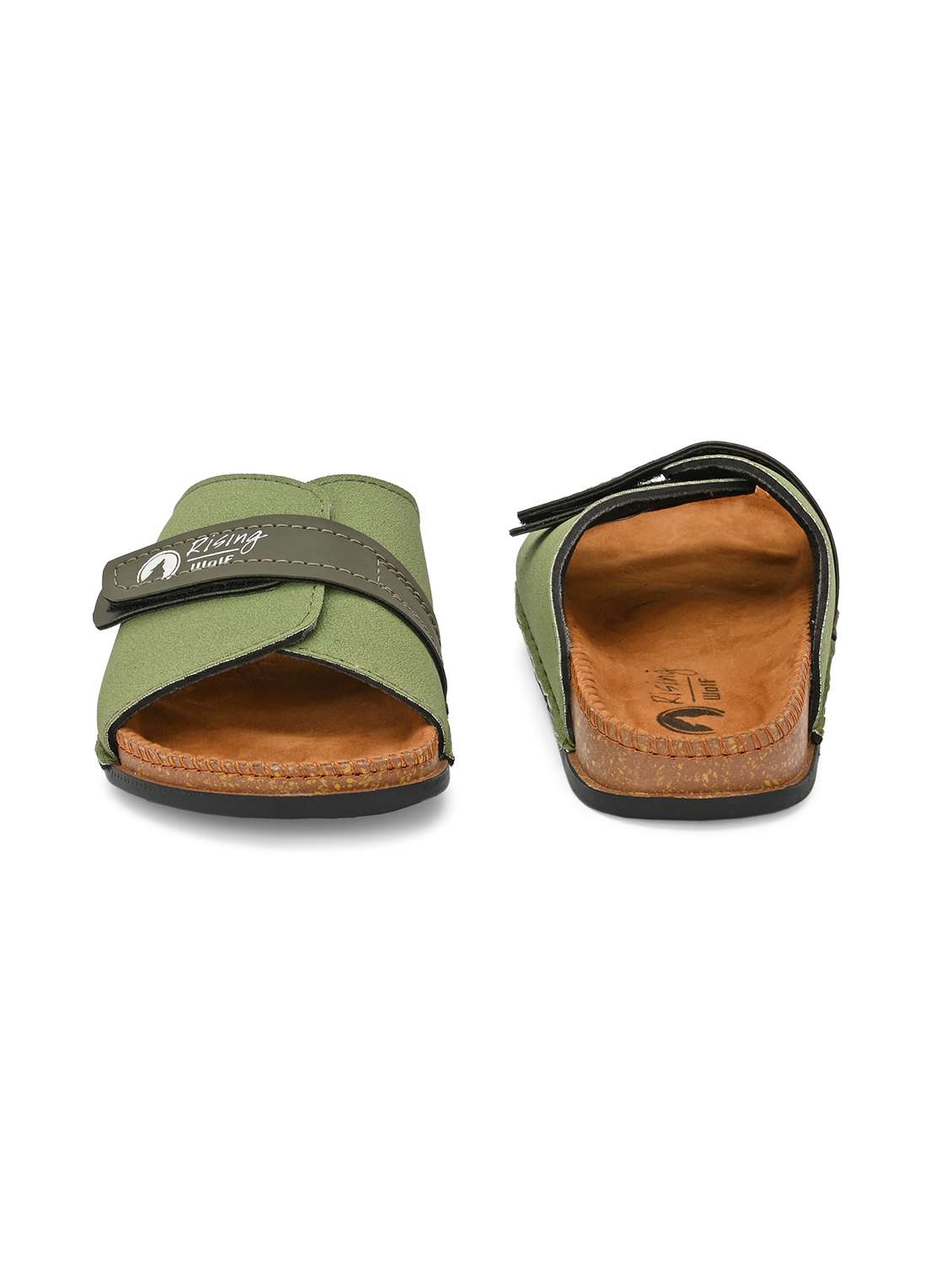 men solid slip on sandal - 22182473 -  Standard Image - 3